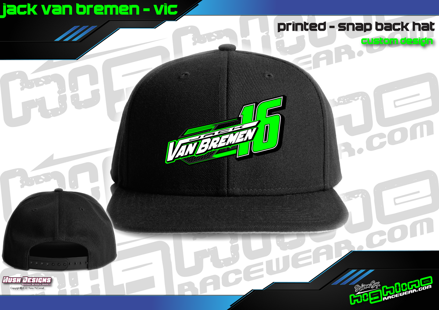 Snap Back Baseball CAP - Jack Van Bremen