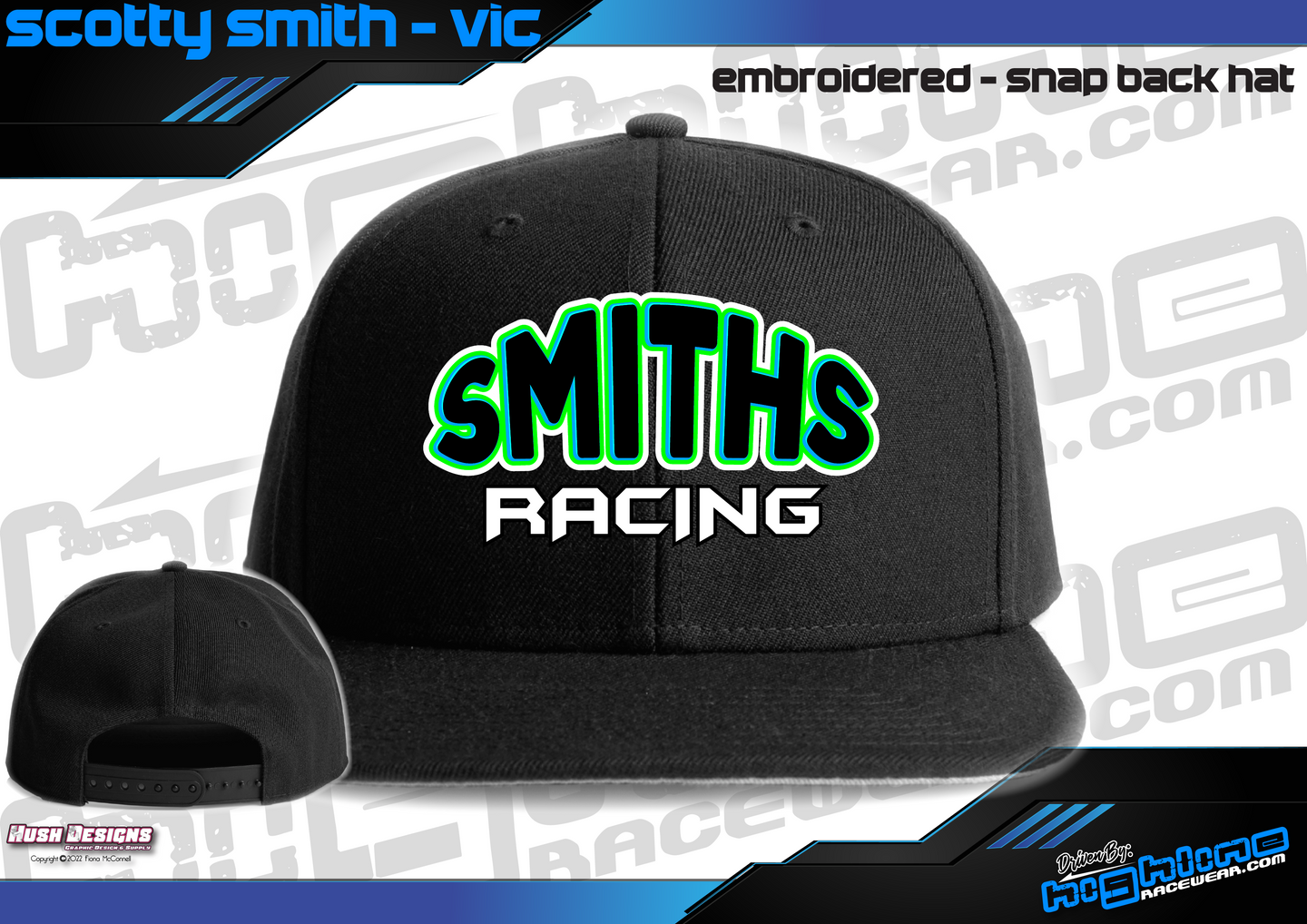 Embroidered Snap Back CAP - Scotty Smith