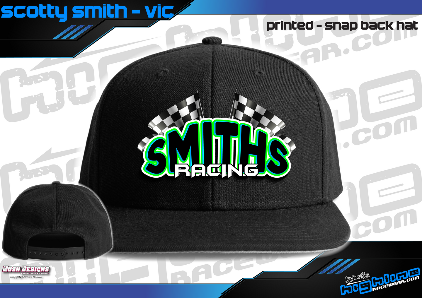 Printed Snap Back CAP - Scotty Smith