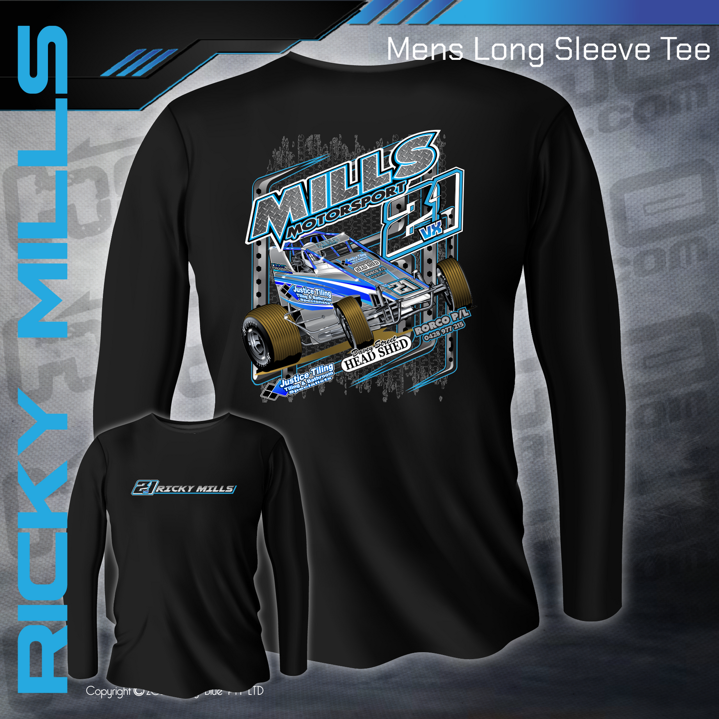 Long Sleeve Tee - Mills Motorsport