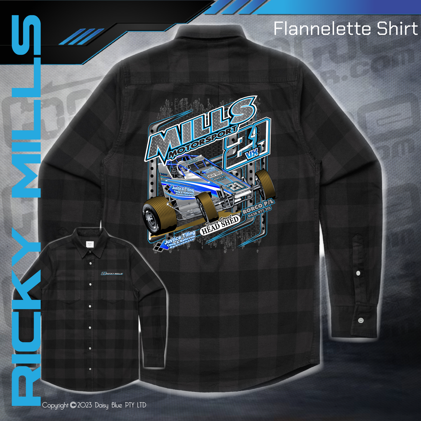 Flannelette Shirt - Ricky Mills
