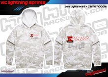 Load image into Gallery viewer, Camo Hoodie - Vic Mini &amp; Lightning Sprints
