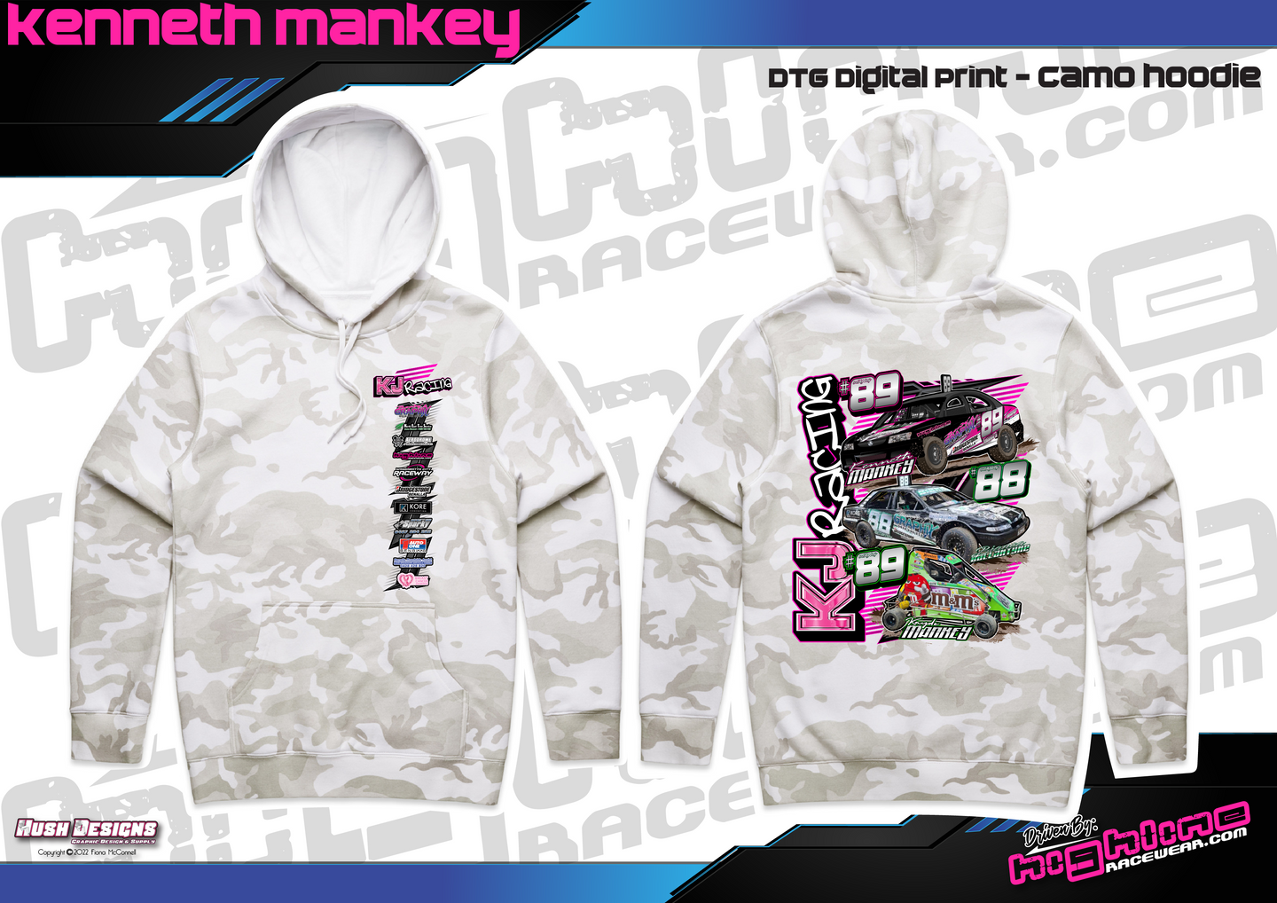 Camo Hoodie - Kenneth Mankey