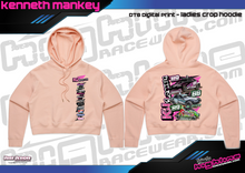 Load image into Gallery viewer, Ladies Crop Hoodie - Kenneth Mankey
