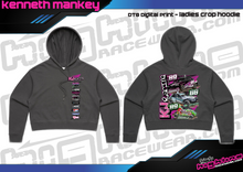 Load image into Gallery viewer, Ladies Crop Hoodie - Kenneth Mankey
