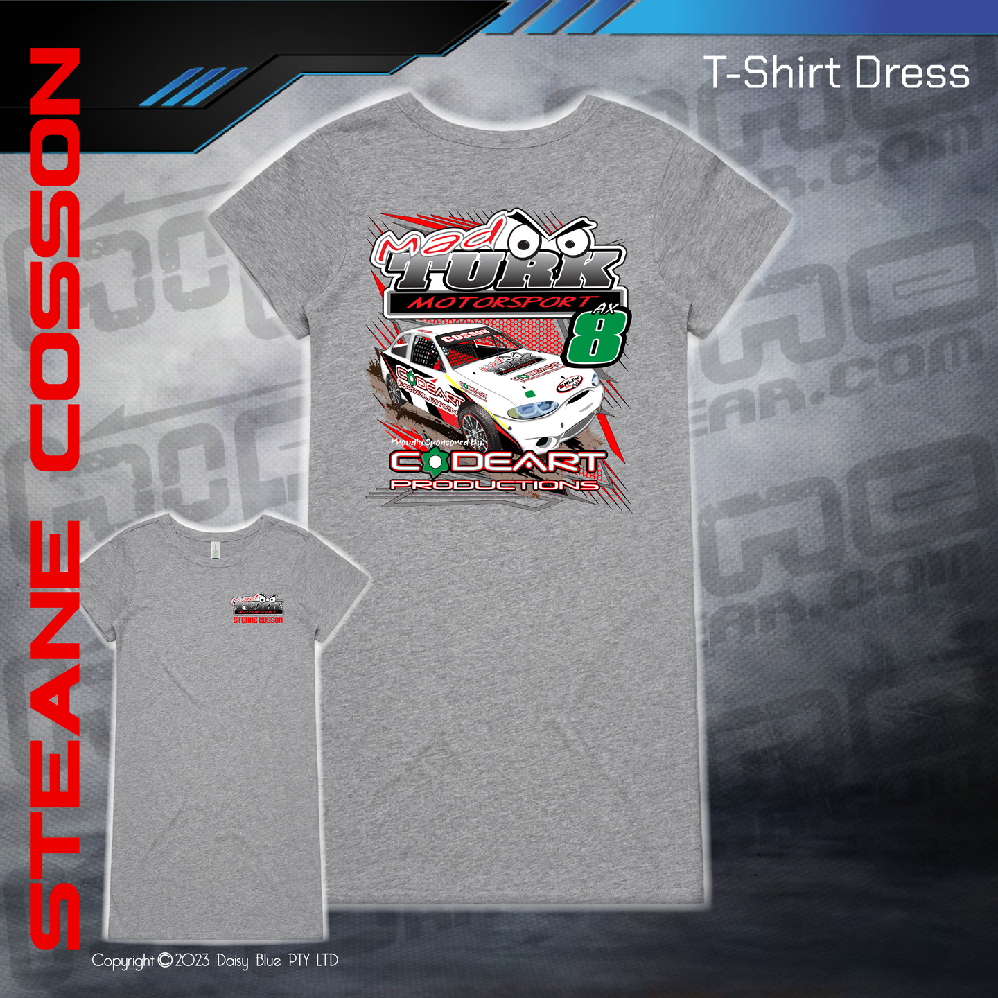 T-Shirt Dress - Mad Turk Motorsport