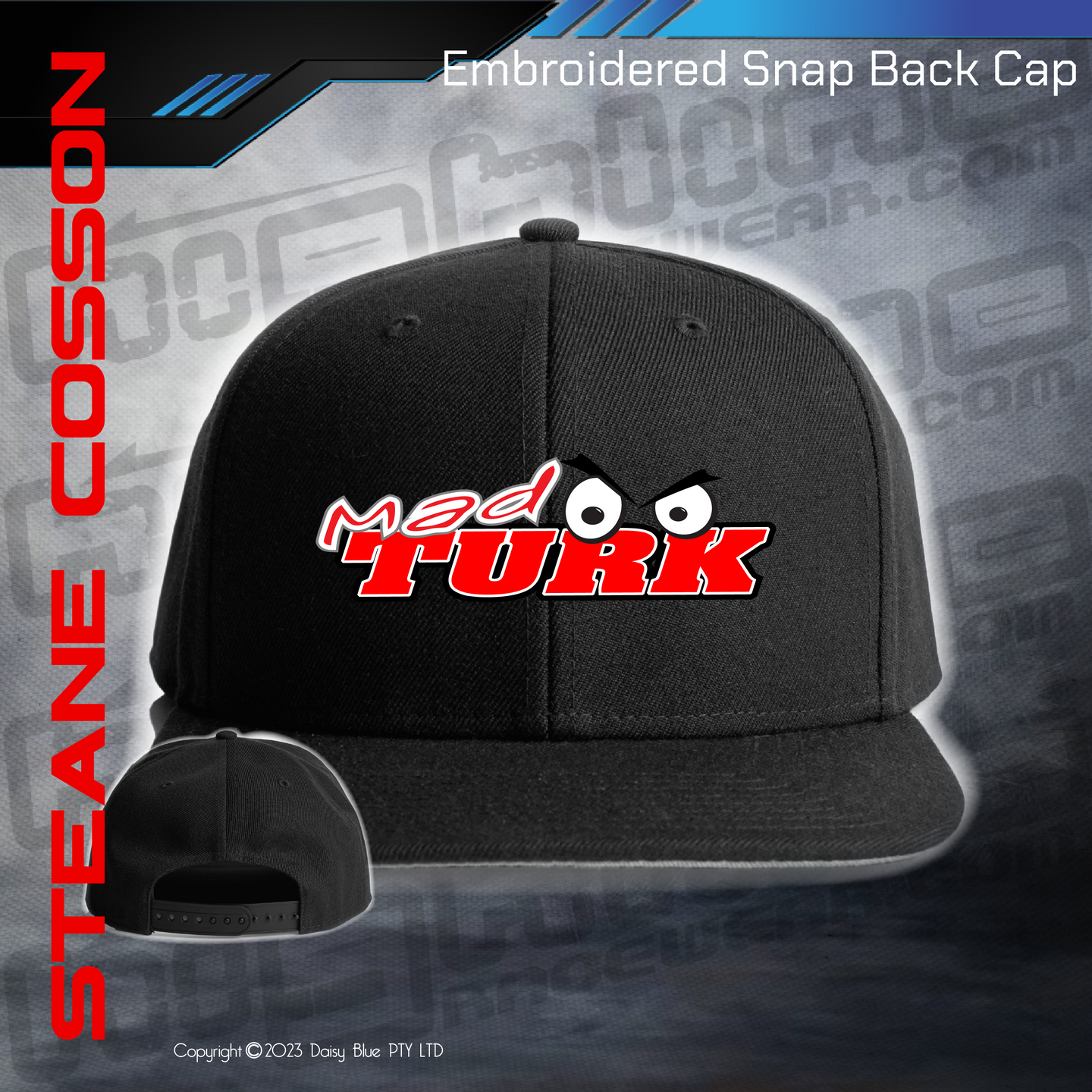 Embroidered Snap Back CAP - Mad Turk Motorsport