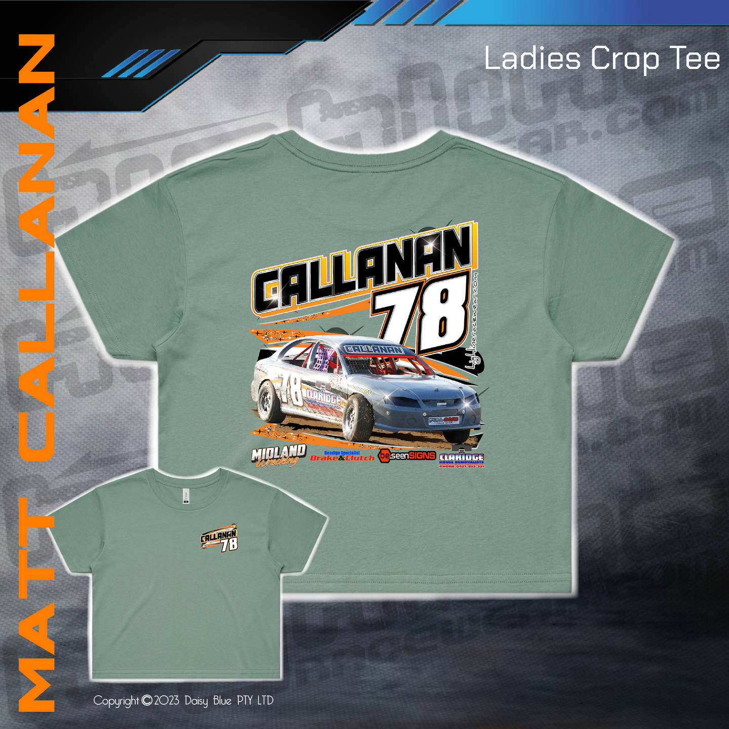 Ladies Crop Tee - Matthew Callanan