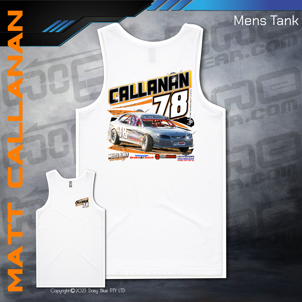 Mens/Kids Tank - Matthew Callanan – Highline Racewear