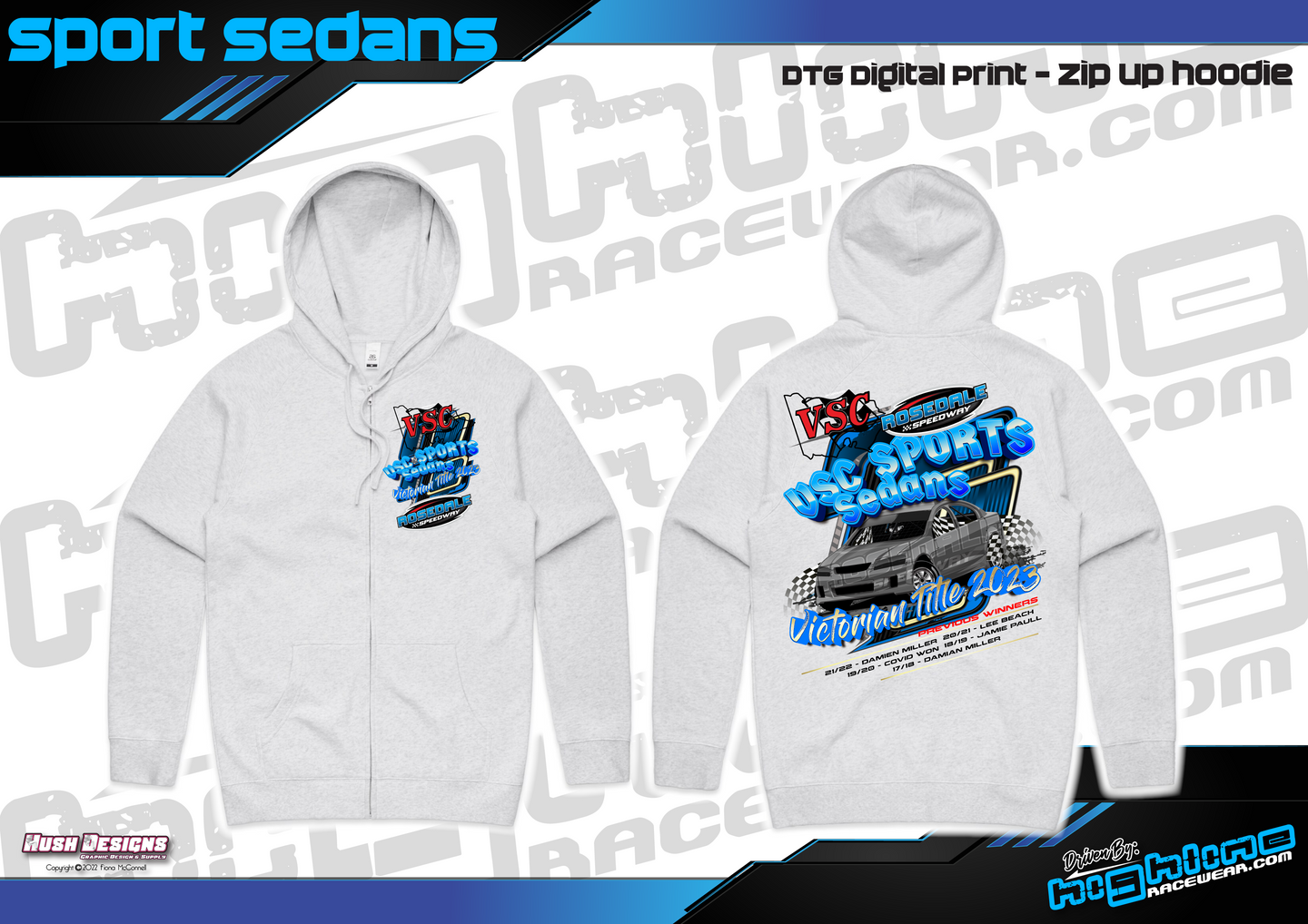 Zip Up Hoodie - VSC Sports Sedan Title 2023
