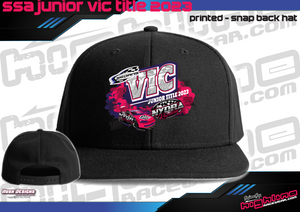 Printed Snap Back CAP - SSA Junior Sedan Vic Title 2023