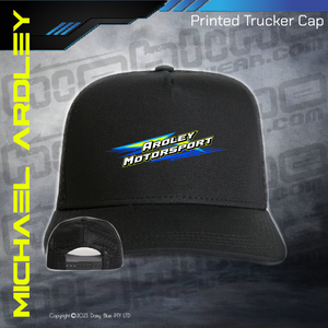 Printed Trucker Cap - Ardley Motorsport