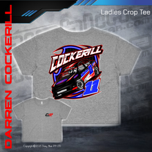 Load image into Gallery viewer, Ladies Crop Tee - Cockerill Racing
