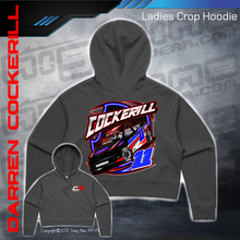 Load image into Gallery viewer, Ladies Crop Hoodie - Cockerill Racing
