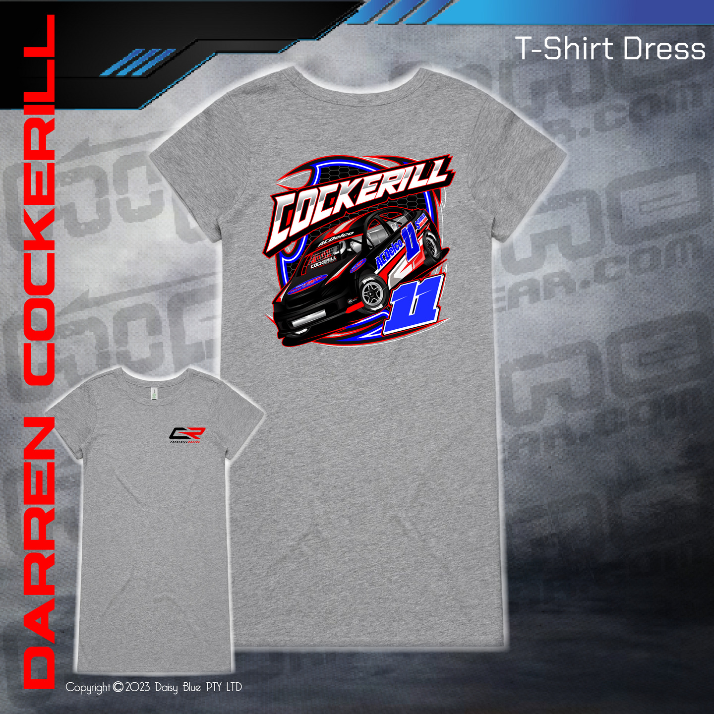 T-Shirt Dress - Cockerill Racing