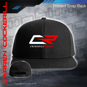Embroidered Snap Back CAP - Cockerill Racing