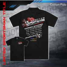 Load image into Gallery viewer, Cotton Polo - VSC Limited Sportsman Title 2023
