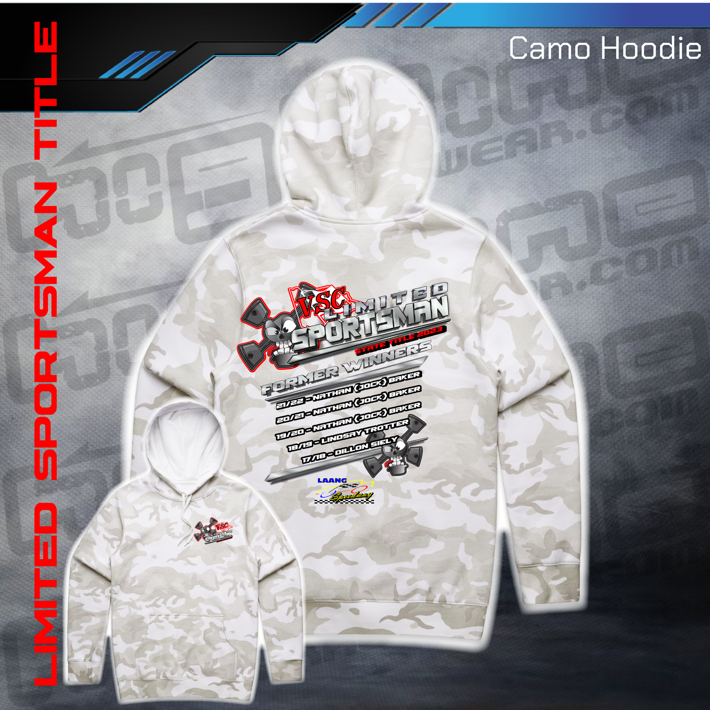 Camo Hoodie - VSC Limited Sportsman Title 2023