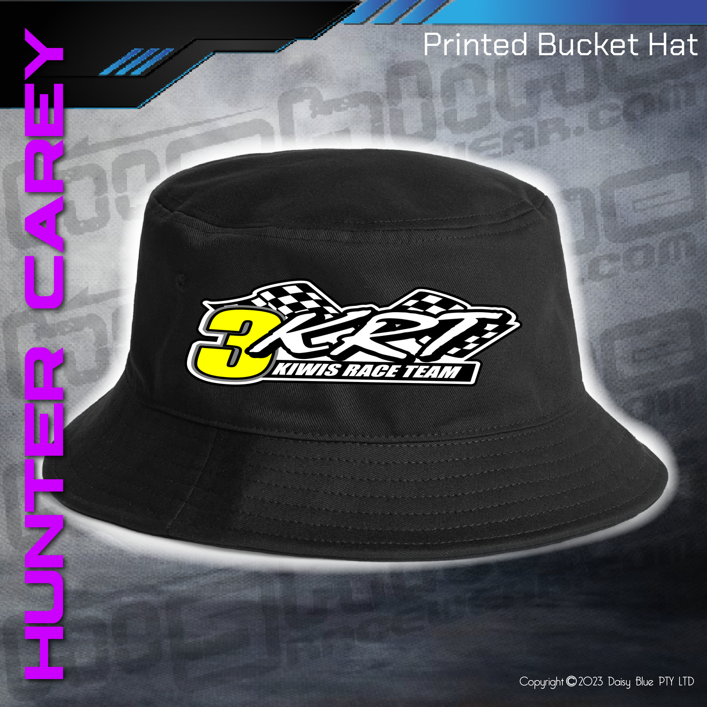 Printed Bucket Hat - Hunter Carey