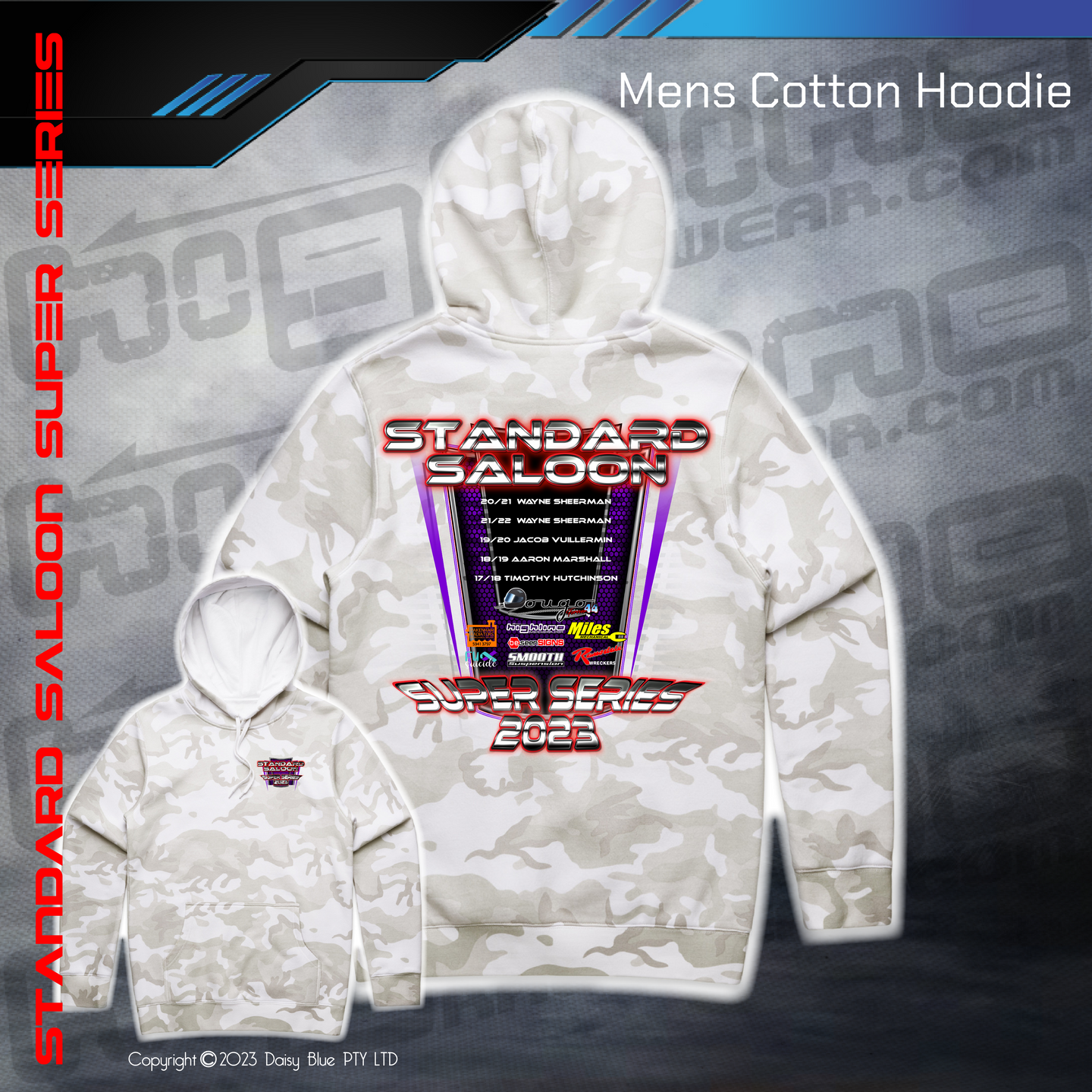 Camo Hoodie - Standard Saloon Super Series 2023