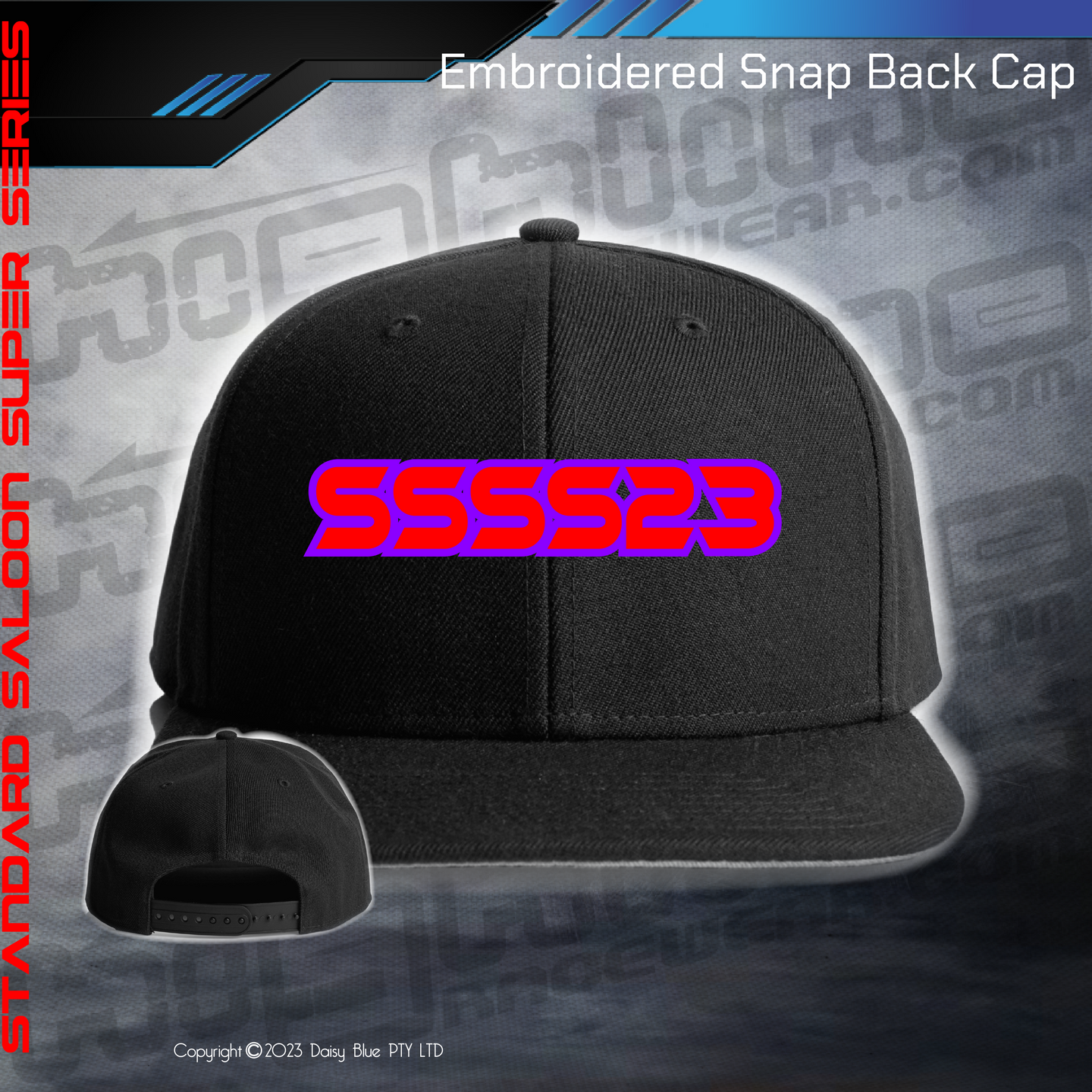 Embroidered Snap Back CAP - Standard Saloon Super Series 2023
