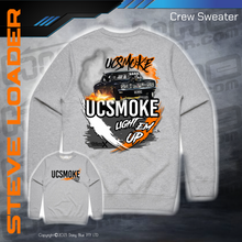 Load image into Gallery viewer, Crew Sweater - UCSmoke Light Em Up
