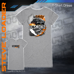 T-Shirt Dress - UCSmoke Light Em Up