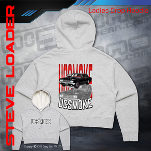 Ladies Crop Hoodie -  UCSmoke 2