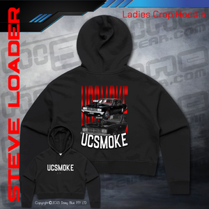 Ladies Crop Hoodie -  UCSmoke 2