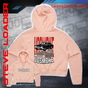 Ladies Crop Hoodie -  UCSmoke 2