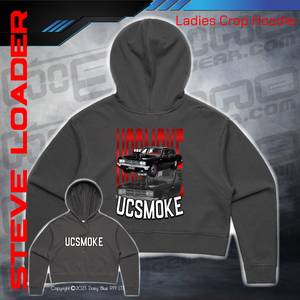 Ladies Crop Hoodie -  UCSmoke 2