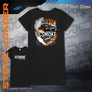 T-Shirt Dress - UCSmoke Light Em Up