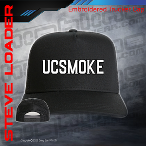 Embroidered Trucker Cap -   UCSmoke 2