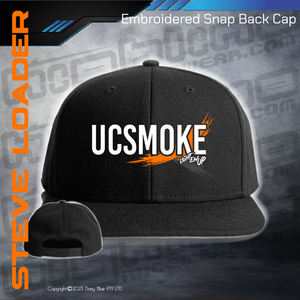 Embroidered Snap Back CAP - UCSmoke Light Em Up