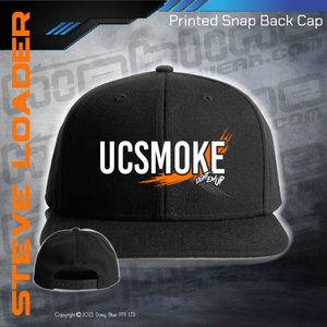 Printed Snap Back CAP - UCSmoke Light Em Up