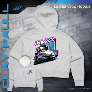 Ladies Crop Hoodie - Clay Paull