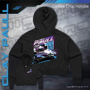 Ladies Crop Hoodie - Clay Paull