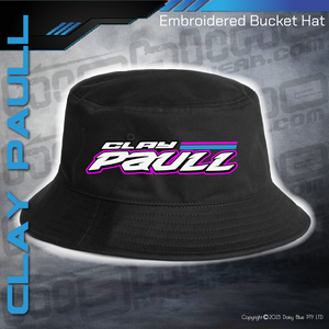 Embroidered Bucket Hat - Clay Paull