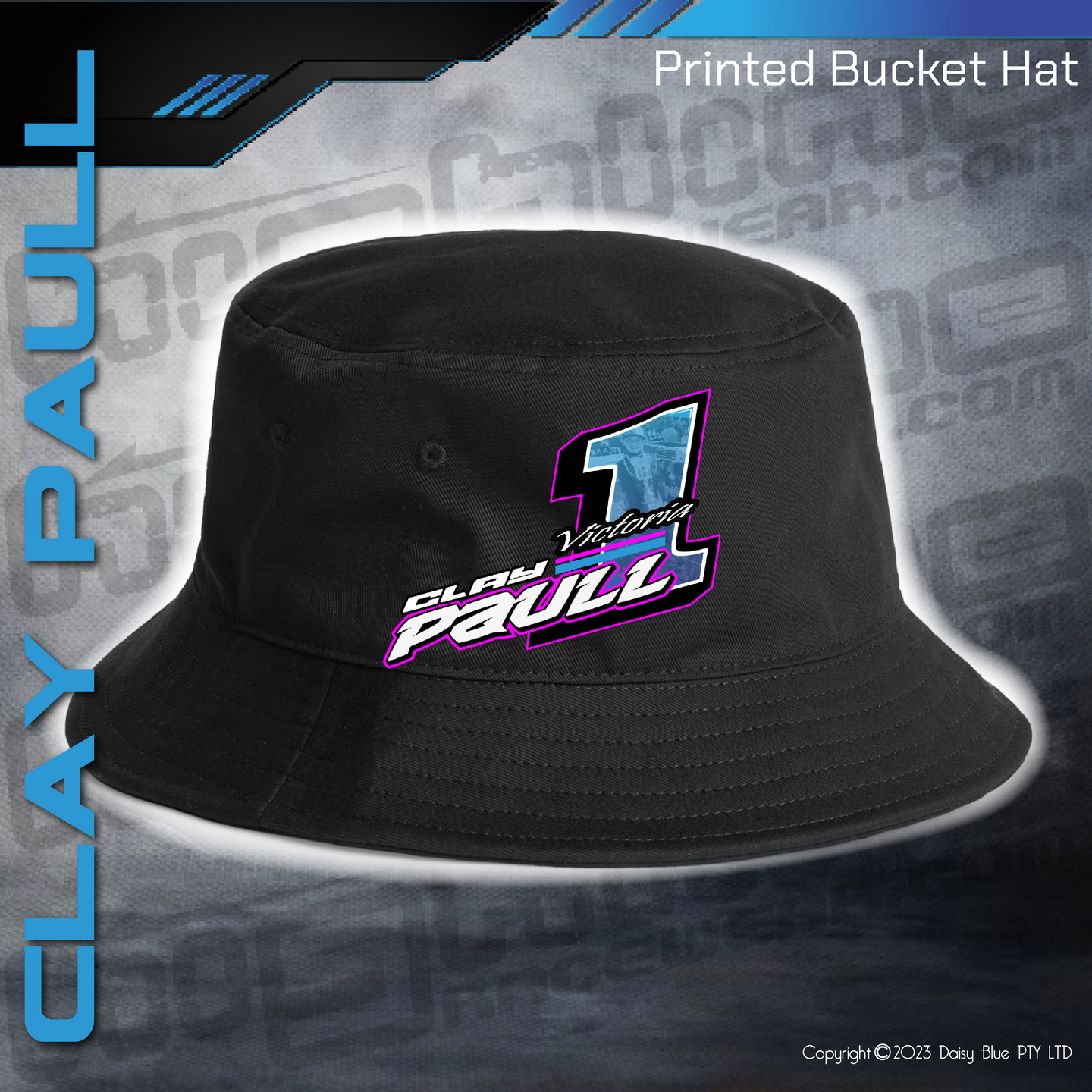 Printed Bucket Hat - Clay Paull