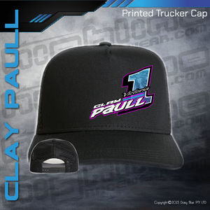 Printed Trucker Cap - Clay Paull