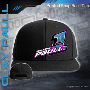 Printed Snap Back CAP - Clay Paull