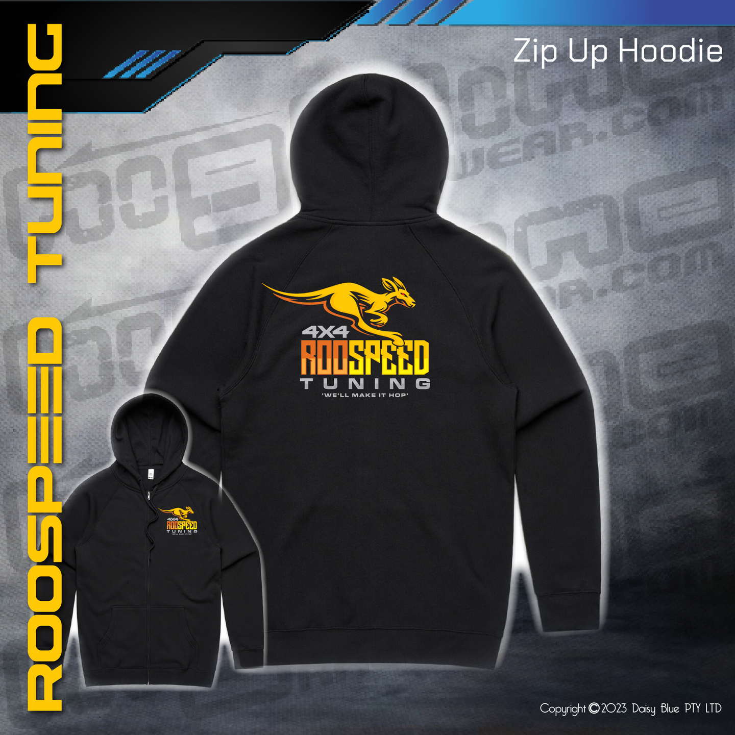 Zip Up Hoodie - RooSpeed 4x4 Tuning