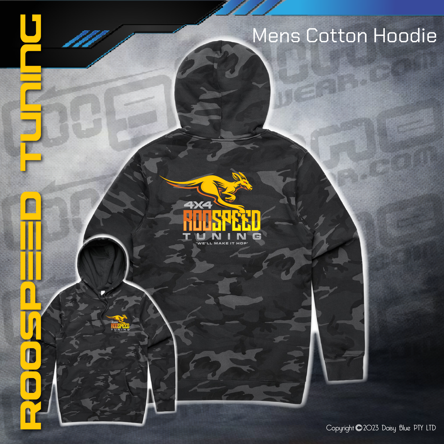 Camo Hoodie - RooSpeed 4x4 Tuning