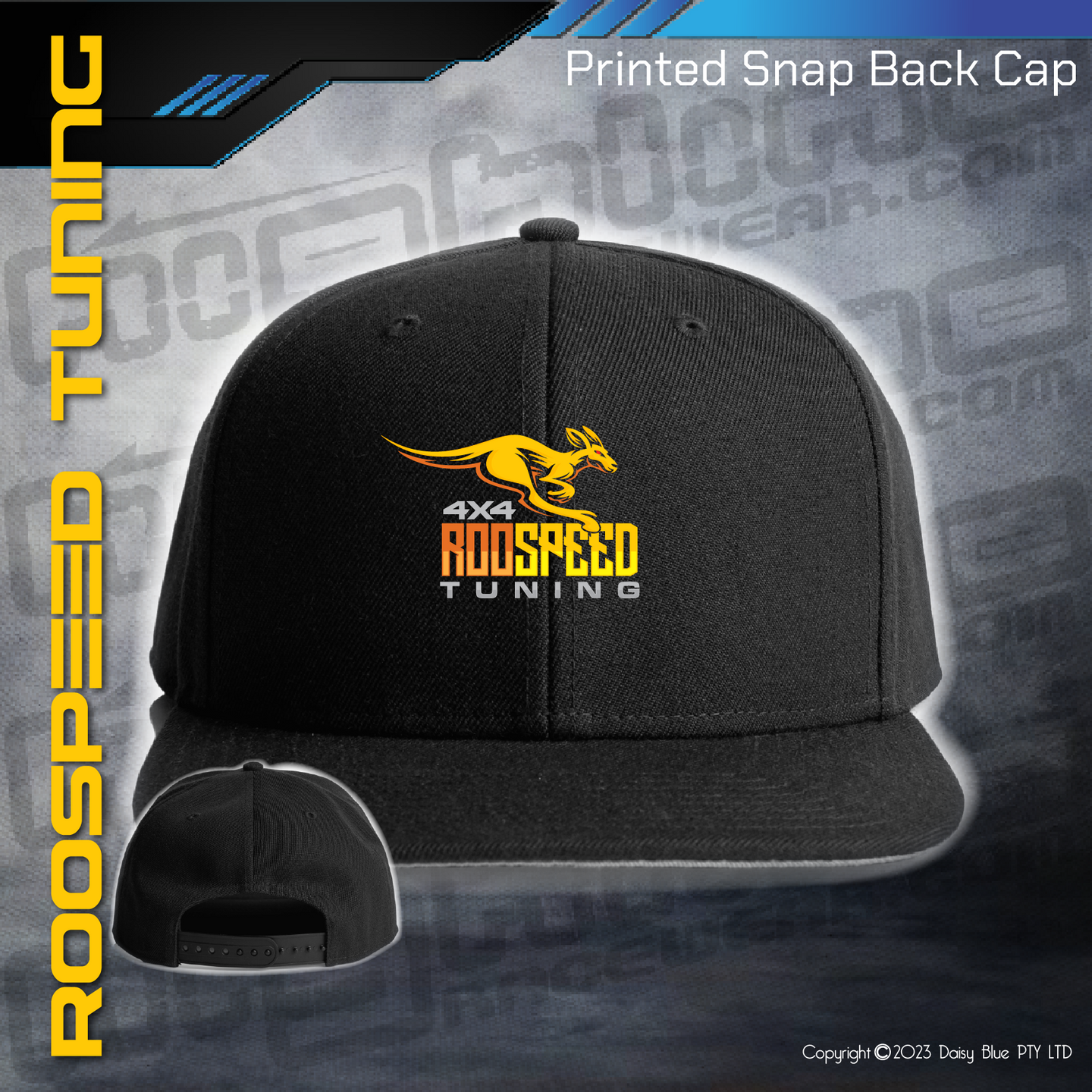 Printed Snap Back CAP - RooSpeed 4x4 Tuning
