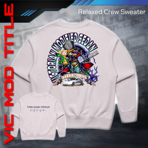 Relaxed Crew Sweater - Victorian Modified Sedan Title 2023