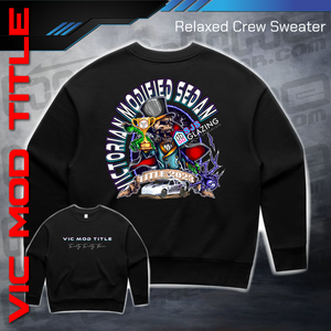 Relaxed Crew Sweater - Victorian Modified Sedan Title 2023