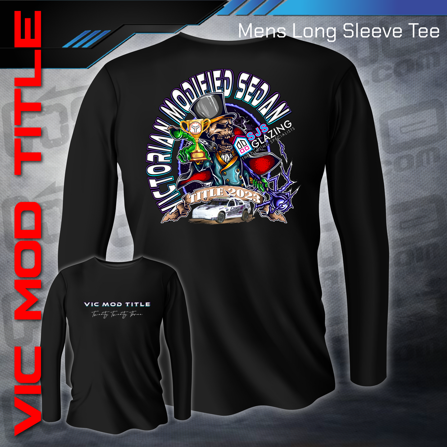 Long Sleeve Tee - Victorian Modified Sedan Title 2023