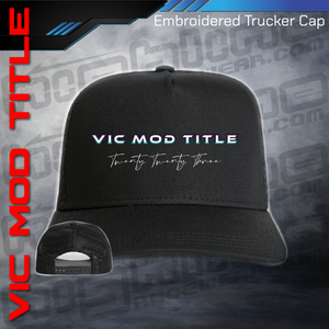 Embroidered Trucker Cap -  Victorian Modified Sedan Title 2023