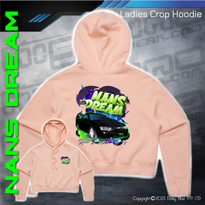 Ladies Crop Hoodie -  Nans Dream