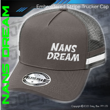 Load image into Gallery viewer, Embroidered STRIPE Trucker Cap - Nans Dream
